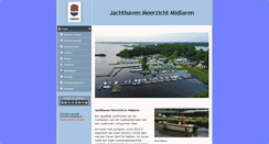 Desktop Screenshot of jachthavenmeerzicht.com